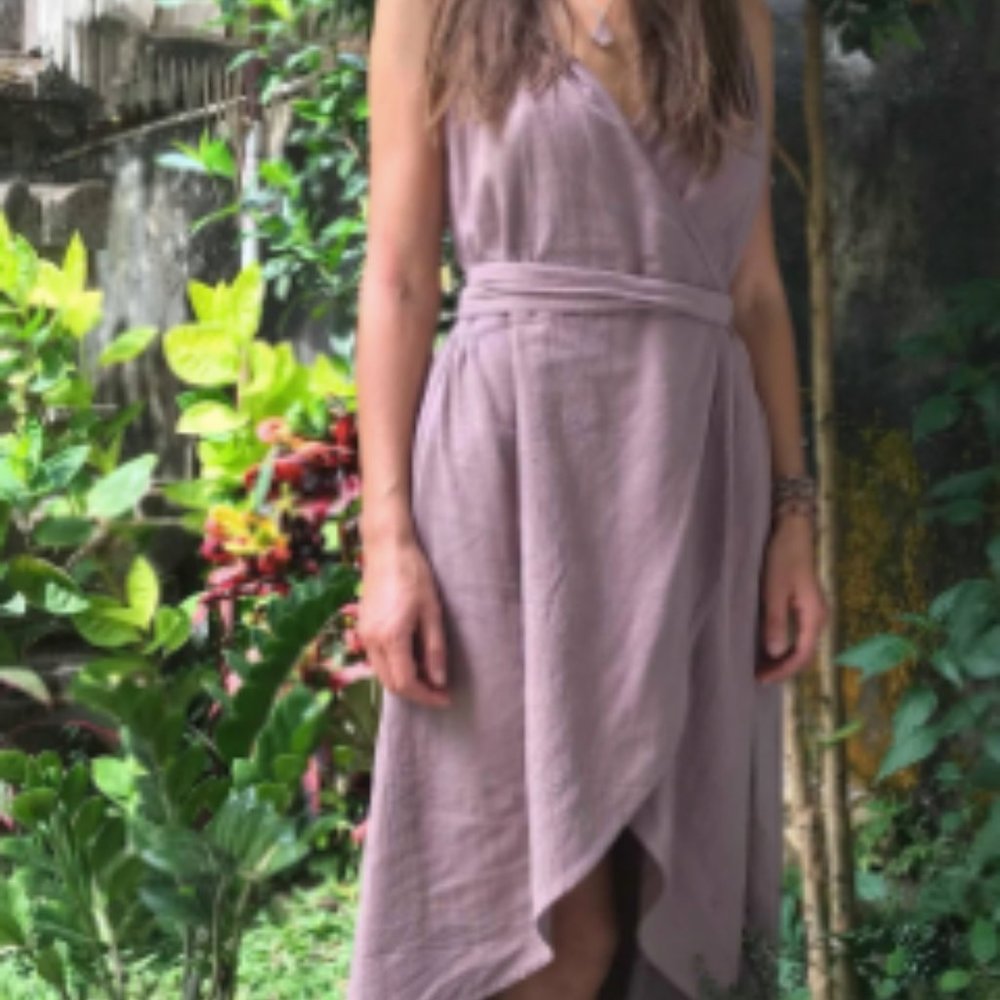 Aya Cotton Kimono Dress